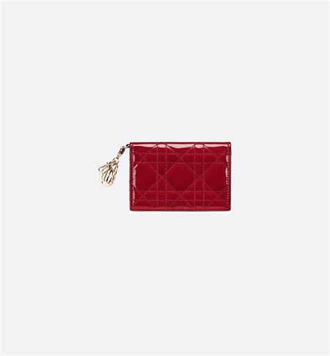 dior red cardholder